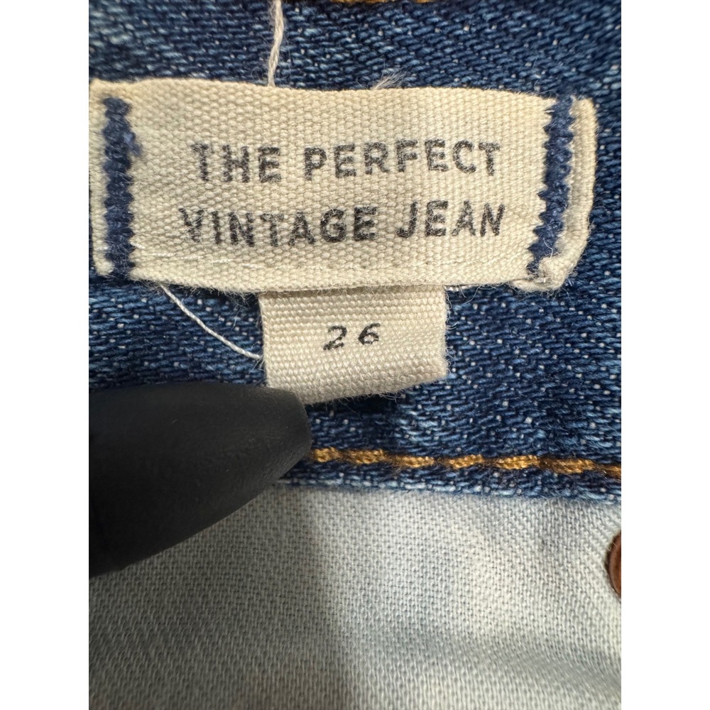 Madewell The Perfect Vintage Jean Women's Size 26 Distressed‎ Denim High Rise - Picture 6 of 9